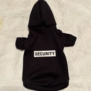 Pets SHEIN Medium Black Graphic Pet Hoodie With Security New in Bag